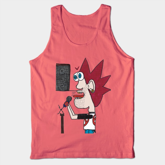 rockband singer Tank Top by KountMakula